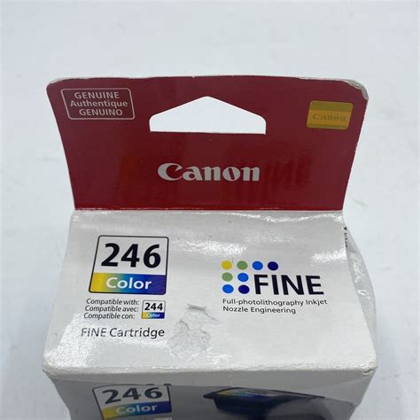 Canon Cl 246 Xl Multi Color Ink Cartridge Pixma Genuine Box Damage