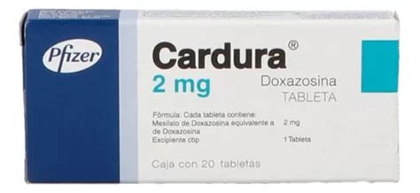 Cardura 2mg X 20 Tabletas Envío Gratis