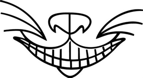 Cheshire Cat Smile Clipart - ClipArt Best