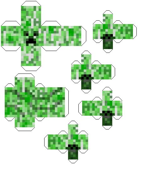 Paper Minecraft Creeper Minecraft Mobs Minecraft Printables