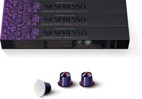 Nespresso Original Ispirazione Firenze Decaffeinatio Arpeggio Donkere Roostering 30