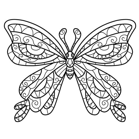 Coloriage Papillon Adulte Coloriage Papillon Dessin Adulte