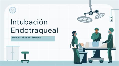 Intubación endotraqueal indicaciones material procedimiento PPT