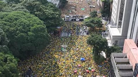 Ato De Bolsonaro Na Paulista Teve 185 Mil Pessoas Diz Levantamento De