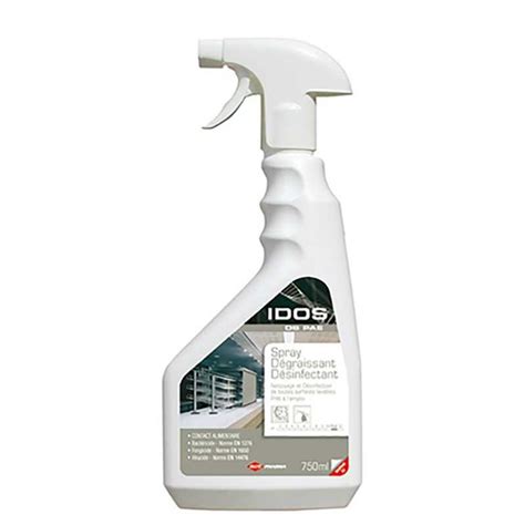 NETTOYANT DÉGRAISSANT DÉSINFECTANT IDOS SPRAY 750 mL