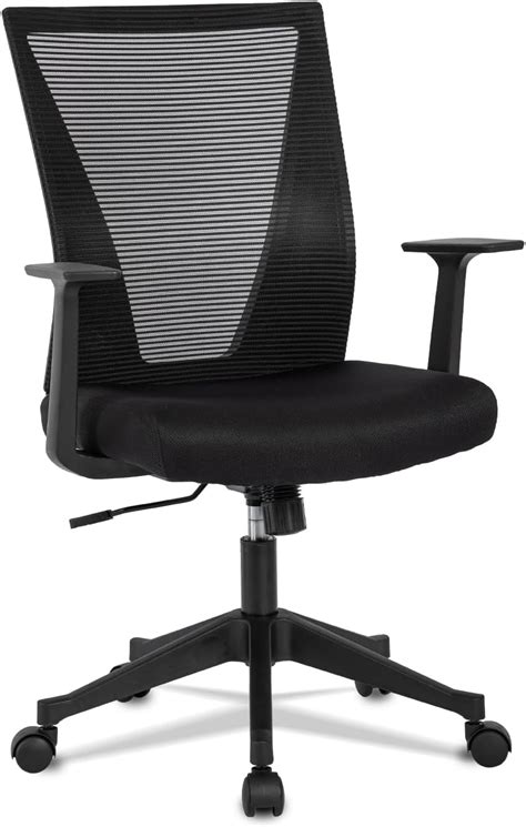 CLATINA Executive Mesh Heavy Duty Office Chairs with Armrests Ergonomic Comfortable Seat Cushion ...