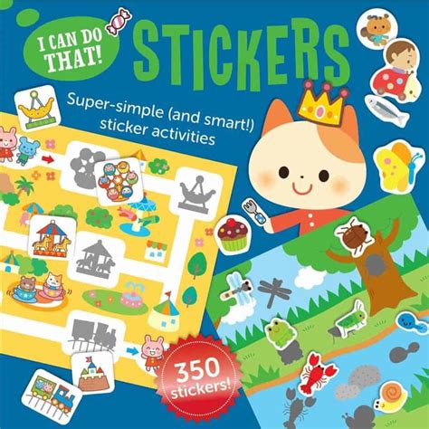 20 Amazing Sticker Books For Kids Imagination Soup