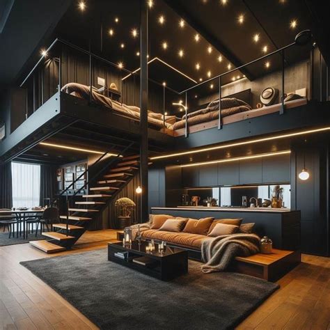 Cozy Loft Living Room Decor