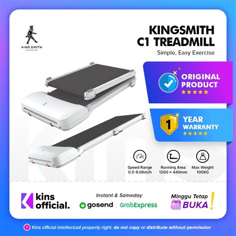 Jual Kingsmith WalkingPad C1 Foldable Smart Treadmill Shopee Indonesia