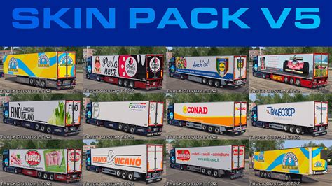 SKIN PACK CHEREAU V5 V6 V7 V8 DISPONIBILI ORA Truck Custom ETS2