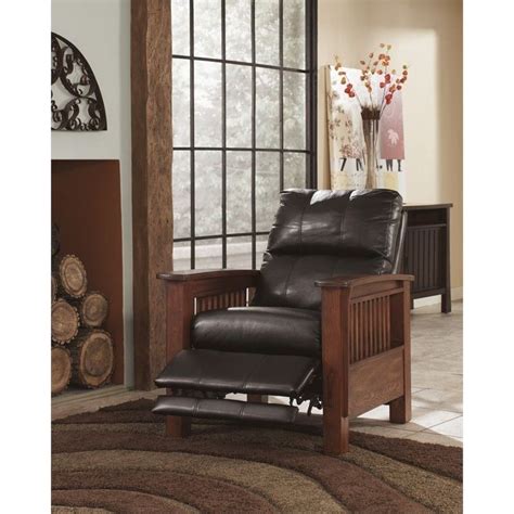 Signature Design By Ashley Santa Fe High Leg Recliner In Chocolate 1990126