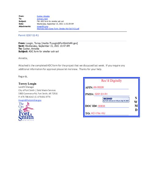 Fillable Online FW ADC Form For Smelter Ash Soil Pdf Fax Email Print