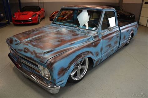 1969 Chevrolet C10 Short Box Faux Patina Paint Air Ride Ls Financing