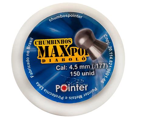 Chumbinho Pointer Max Pop Mm Un Corvo Shop