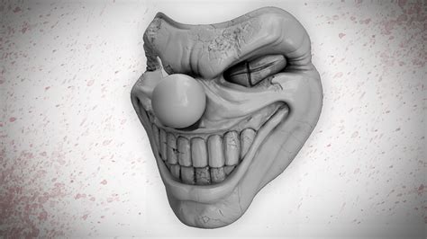 Sweet Tooth Inspired Clown Mask 3D Print Model - Etsy