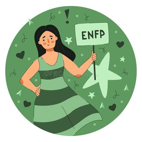 Diplomat Character Based On Mbti Test Enfp Stock Illustration