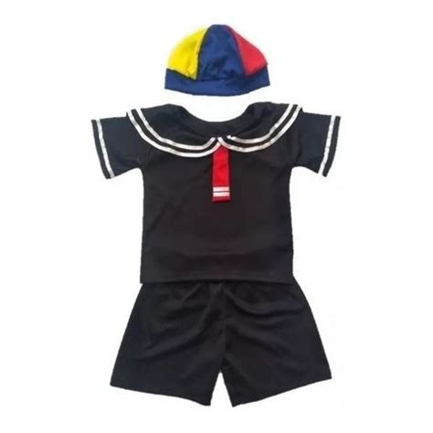 Roupa Fantasia Infantil Kiko Turma Do Chaves 3 Peças Escorrega o