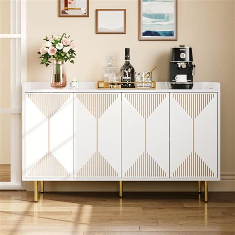 Yitahome Sideboard Buffet Modern Buffet Cabinet Storage Cabinet With