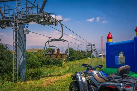 TSAGHKADZOR, ARMENIA - JULY 11, 2021: Beautiful View of Ropeway ...