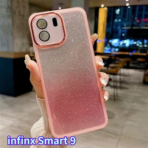 Infinix Smart Hot i G G เคสโทรศพทGradient GlitterซลโคนSoft Star Csaingสาหรบ