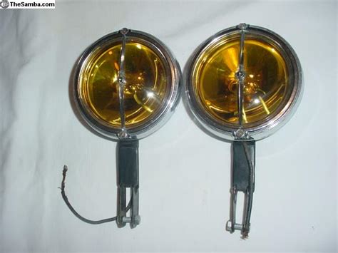 Thesamba Vw Classifieds Rare Yellow Lens Chrome Fog Lights W