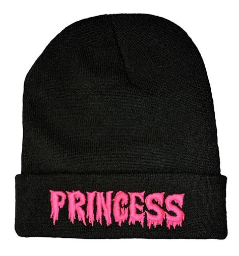 Twisted Apparel Horror Princess Beanie Hat Punk Disney Emo Gothic