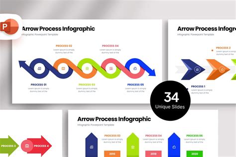 Arrow Process Infographic Powerpoint Template Presentation Template