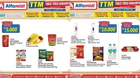 Promo Alfamidi Hari Ini Kamis Maret Februari Tebus Murah Barang