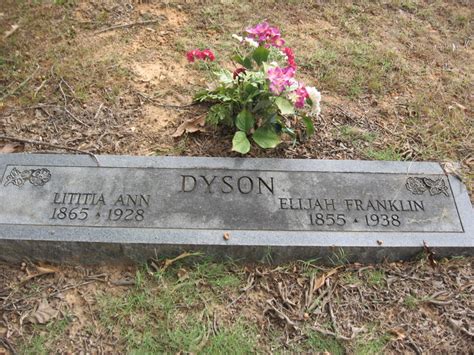 Elijah Franklin Dyson Find A Grave Memorial