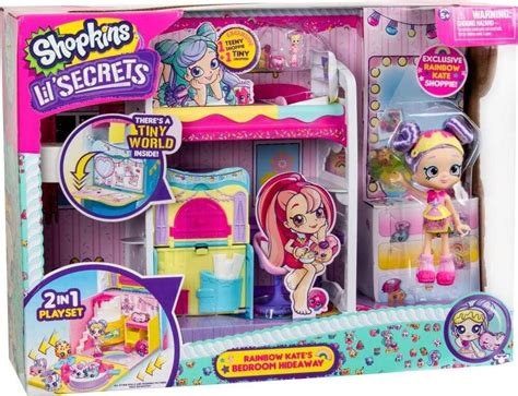 Shopkins Lil Secrets Rainbow Kates Bedroom Hideaway Toys And Games Amazon Canada