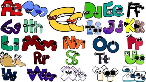 Alphabet Lore Snakes Transform Uppercase And Lowercase Letters From C