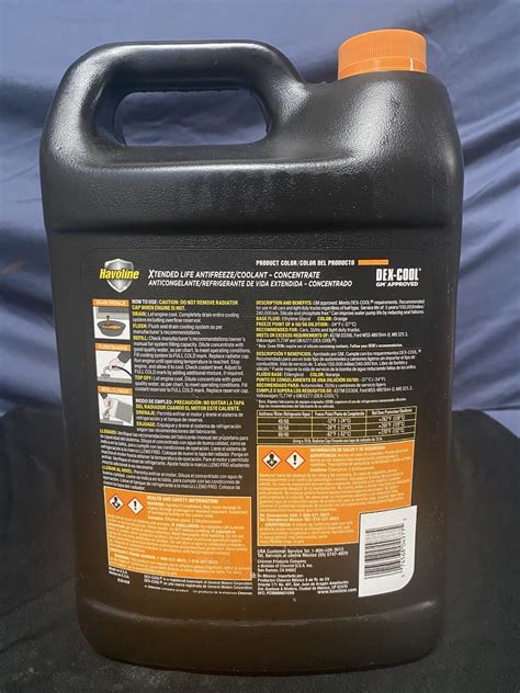 Chevron Havoline Xtended Life Antifreeze Coolant Concentrate Gallon