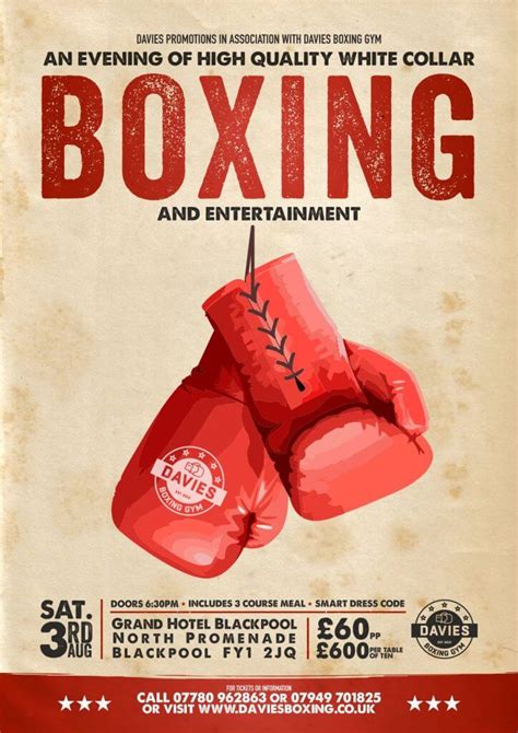 AN EVENING OF HIGH-QUALITY WHITE COLLAR BOXING AND ENTERTAINMENT ⋆ RPD ...