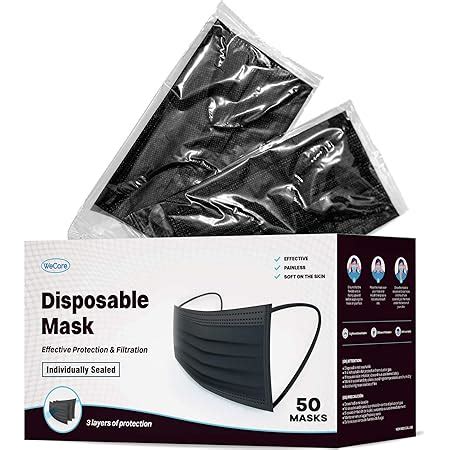 Amazon Mystcare Disposable Face Mask Pack Individually Packaged