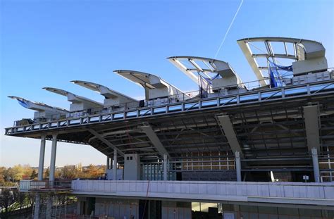 Roland Garros Le Nouveau Toit Du Court Central Prend Forme Le Parisien