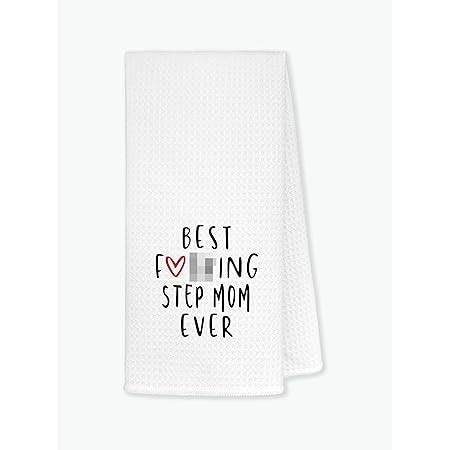 Amazon Step Mom Ever Kitchen Towels Dishcloths X Funny Best