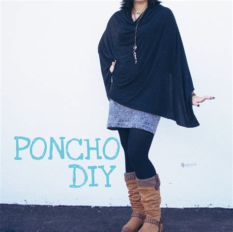 5 Minuten Poncho Diy Grinsestern