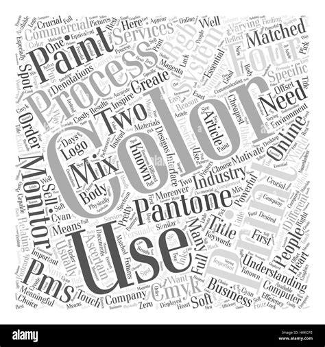 Printing Word Cloud Vector Concept Stock Vector Images Alamy