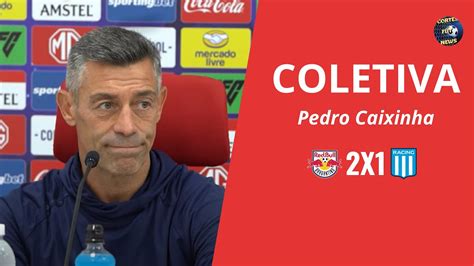 Pedro Caixinha Fala Do Jogo Ap S Vit Ria Bragantino X Racing Sul