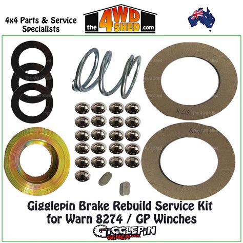 Brake Rebuild Service Kit For Warn 8274 Gp Winches