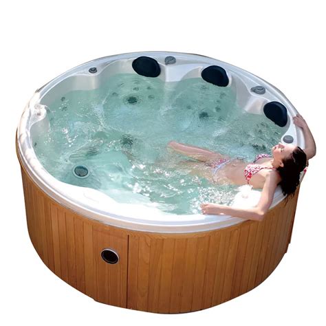 High Class Outdoor Spa Bathtub Circular 8 Person Round Whirlpool Massage Acrylic Spa Hot Tub