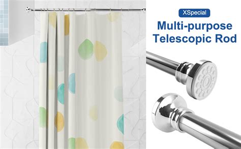 Xspecial Bastone Tenda Estensibile Cm In Acciaio Inox Senza