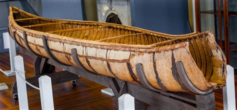 Wabanaki Canoe This Very Old Birch Bark Canoe Was Made By Flickr