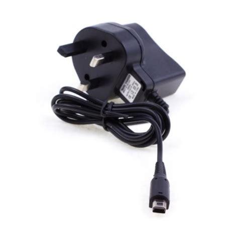 Nintendo DSI XL / DSI / 3DS mains charger (UK 3-pin plug)