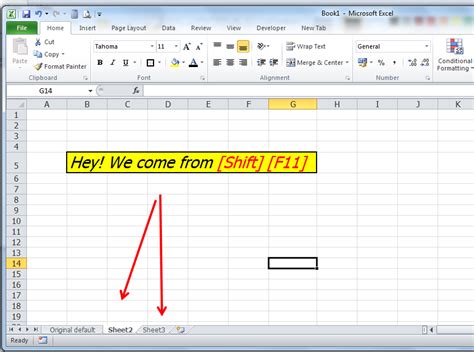 Excel Insert A New Worksheet