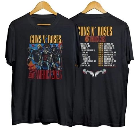 Gildan Shirts Guns N Roses North America Tour Tshirt Poshmark