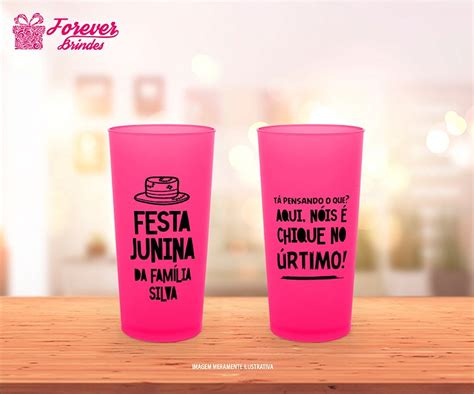 Copo Ecológico Festa Junina São João FOREVER BRINDES