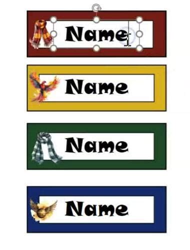 EDITABLE Harry Potter Desk Name Tags/ Harry Potter Bookmarks | TPT