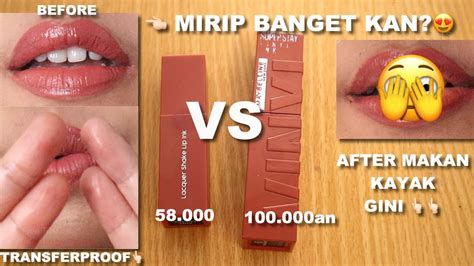 Mirip Banget Battle Maybelline Superstay Vinyl Ink Vs Sea Makeup