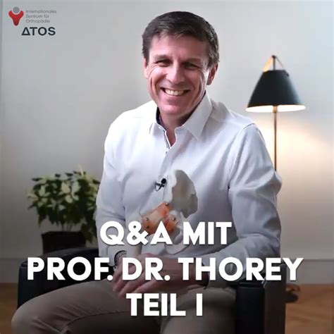 Prof Dr Thorey im Interview über Hüft OP Internationales Zentrum